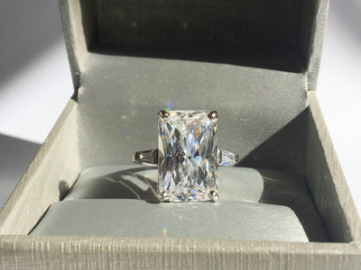 Princess Cut Sterling Silver "Harmony" Ring
