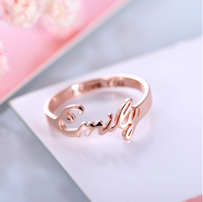 Personalized Name Ring with Engraving